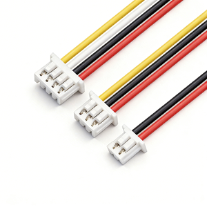 1.25 터미널 케이블 2 P3p4pled 라이트 바 라인 Mx1.25Mm-2P 빨간색 및 검정색 단일 헤드 배터리 와이어 - Product Image 1