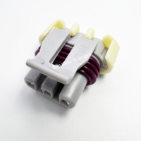 Adaptateur de longueur personnalisée - Connecteur femelle 3 broches pour voiture, modèle DJ7033Y-1.5-21, prise de capteur de température et de pression, gris, PBT/PA66 Nylon