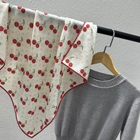 Direct van de fabriek: 65*65cm zijden sjaals & shawls, designer dames nekdoek, foulard, op maat bedrukt vierkant sjaaltje voor vrouwen