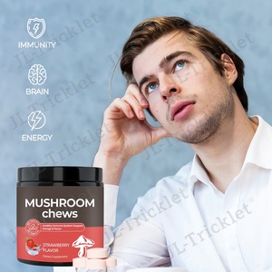Comprimés à croquer JULONG au goût fraise, à base de champignons Lion's Mane, pour soutenir la concentration et la fonction cognitive - Product Image 6