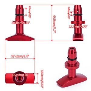 Maniglia di tiraggio astina livello olio in lega di alluminio per Ford 1999-2011 Mustang GT <span class=keywords><strong>V8</strong></span> GT500 <span class=keywords><strong>accessori</strong></span> motore di ricambio 4 colori PQY-ODP02 - Product Image 4