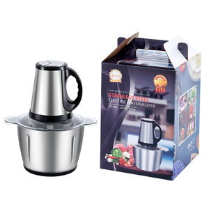2L 3L Food Vegetable Meat Multifunctional Kitchen Home Stainless Steel <b>Mini</b> Mincer <b>Grinders</b> Home Kitchen Food <b>Grinders</b> Cheap Sta - Product Image 6