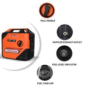 Peut être personnalisé courant alternatif faible bruit 3.5/4KW onduleur générateur main/démarrage électrique 220/230V compteur à affichage numérique - Product Image 4