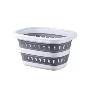 Offre Spéciale rétractable PP en plastique pliable cuisine et blanchisserie paniers de rangement panier à linge sale - Product Image 1