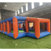 Terrain de volley-ball aquatique géant gonflable pour jeux aquatiques, terrain de volley-ball aquatique gonflable, accepte la personnalisation
