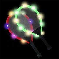 Vente en gros Ensemble de raquettes de tennis led Sports pour enfants Jeu de plage Tennis pour jeunes Raquettes de badminton courtes