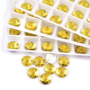 Oleeya Factory - Vente en gros de strass à dos plat de qualité A5, toutes tailles et couleurs variées, 12 mm, Rivoli, à coudre, pour robes - Product Image 2
