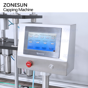 ZONESUN ZS-YG11 Automatique Liquide En Aluminium Cosmétiques Parfum Pompe Pulvérisation Bouteille Bouchons D'étanchéité Sertissage Pressage Capsulage Machine - Product Image 2