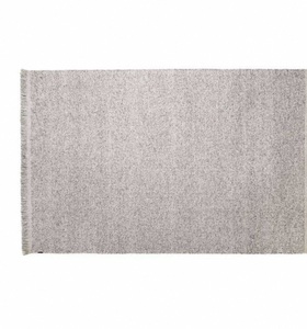 Alfombra de Lana Natural Tejida a Mano con Base de Látex Antideslizante, Pelo Plano, Estilo Vintage, Diseño Minimalista - Product Image 3