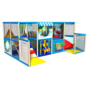Custom Design Multi-level Indoor Playground, Soft Play Park <b>Combined</b> with Trampoline Zone for Shopping Mall Kids Corner - Product Image 2