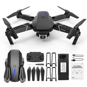 2025 bay không người lái E88 góc rộng 4k Máy ảnh <span class=keywords><strong>Mini</strong></span> Máy bay trực thăng quadcopter rc FPV bay không người lái với 4K máy ảnh và GPS tầm xa người mới bắt đầu dron - Product Image 1
