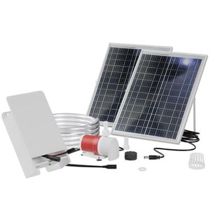 ปั๊มน้ำพลังงานแสงอาทิตย์ DIY 50W 12V ปั๊มจุ่มพร้อมตัวกรองสำหรับระบบหมุนเวียนน้ำในฟาร์มปลา - Product Image 1