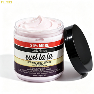 Balsamo per Capelli Senza Risciacquo con Etichetta Privata, Crema Naturale per Ricci Arricchita con Burro di Karité e Olio d'Oliva, Non Unta e Anti-Crespo - Product Image 1