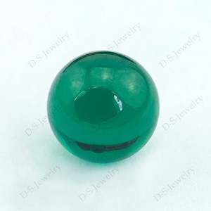 Nanosital turmalina Paraiba verde/morganita rosa oscuro redondo cuentas transparentes al por mayor - Product Image 1