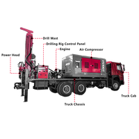 Foreuse carottière diesel hydraulique montée sur camion Feiyang, la plus vendue, moteur Yuchai 92 kW, diamètre de forage 100-325 mm, haute performance