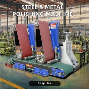 Machine de polissage industrielle automatique motorisée pour métaux, puissance 2,2 kW, pour débavurage facile des surfaces d'aluminium, de fer et d'acier, garantie 1 an - Product Image 2
