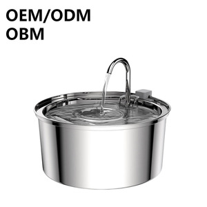 3.2L स्वचालित भोजन-ग्रेड स्टेनलेस स्टील पालतू जानवर कुत्तों के लिए पानी डिस्पेंसर चार्ज-संचालित अंडाकार ठोस डिजाइन - Product Image 1