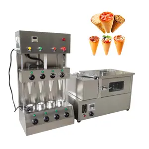 Excellent Ice Cream Waffle Cones Machine Durable Pizza Cone Molding Machine Cone Pizza Rotary Oven For Sale