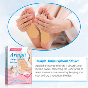 SEFUDUN 28 pièces Autocollants <span class=keywords><strong>anti</strong></span>-transpirants <span class=keywords><strong>pour</strong></span> les aisselles, invisibles, jetables, absorbant la transpiration, patchs <span class=keywords><strong>anti</strong></span>-transpiration <span class=keywords><strong>pour</strong></span> le dessous des pieds - Product Image 3