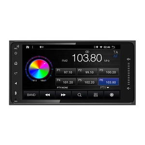 Phổ Android Máy nghe nhạc cho TOYOTA 7inch 2 Din Xe đài phát thanh Carplay Navigation GPS Wifi RDS DSP AM - Product Image 3