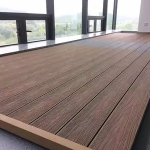 Chất lượng cao nhựa Roof boong chống thấm Composite gỗ decking ngoài trời WPC ván sàn decking