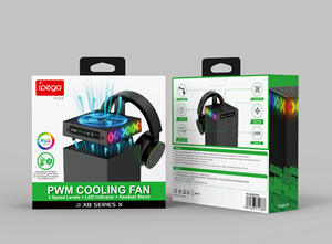Ventilateur de refroidissement multifonctionnel PWM PG-XBX026S pour <span class=keywords><strong>Xbox</strong></span> Series X avec support et éclairage RGB - Product Image 6
