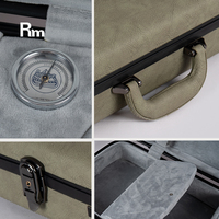 Etui et sacs pour instruments de musique Etui pour violon en fibre de verre d'usine Safe Oblong 4/4 étui pour violon pleine grandeur couverture en cuir