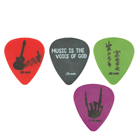 Plectres de guitare Battle Wolf avec logo personnalisé, grip antidérapant, durables, en acétal Delrin POM, 0,46 mm, 0,71 mm, 1,0 mm, 1,2 mm, pour professionnels