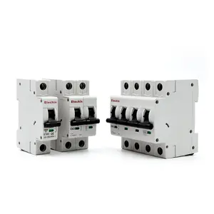 ETM3 Miniature circuit breaker black 3P 6KA Kema 40 amps 63a overload short AC power safty home high quality Din Rail