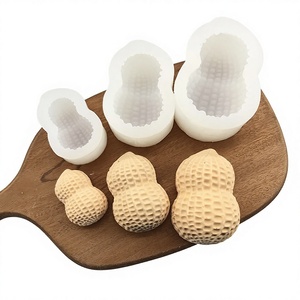 Stampo per Arachidi <span class=keywords><strong>Grandi</strong></span>, Medie e Piccole, Fai-da-Te, <span class=keywords><strong>in</strong></span> <span class=keywords><strong>Silicone</strong></span> Alimentare, Adatto al Forno, per Mousse e Caramelle - Product Image 2