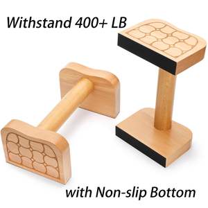 Equipo de <span class=keywords><strong>Calistenia</strong></span> de Madera BH Wood, Barras de Paralelismo de Madera para Flexiones, Entrenamiento de Fuerza y <span class=keywords><strong>Calistenia</strong></span> <span class=keywords><strong>en</strong></span> Casa - Product Image 2