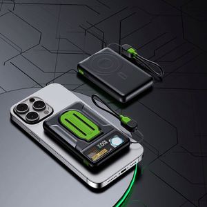 พาวเวอร์แบงค์ไร้สายแม่เหล็กแบบกันน้ำ รุ่นบางเฉียบ ชาร์จเร็ว ปี 2025 ความจุ 10000 มิลลิแอมป์ สำหรับโทรศัพท์ 16 Pro - Product Image 3