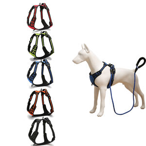 Arnés ajustable personalizado <span class=keywords><strong>para</strong></span> perro grande, chaleco sin tirones, impermeable, Correa y arnés - Product Image 5