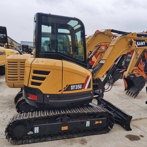 En stock – Nouvelle mini-excavatrice sur chenilles SANY d'origine, modèles SY35U, SY26U, SY50U, SY16C, SY18C, avec rotation zéro à la queue - Product Image 2