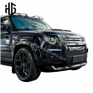 007 Edition Black Knight arcos de rueda ancha faldones laterales Kit de carrocería para el nuevo <span class=keywords><strong>Land</strong></span> <span class=keywords><strong>Rover</strong></span> <span class=keywords><strong>Defender</strong></span> 90/110/130 Kit de parachoques delantero y trasero de coche - Product Image 4