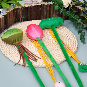 Jouets pour chats de la série style chinois, jouets à l'herbe à chat pour chatons, pour l'auto-entretenue et l'élimination de l'ennui, résistants et adaptés aux poussées dentaires, vente en gros - Product Image 1
