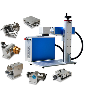 เครื่องทำเครื่องหมายไฟเบอร์เลเซอร์แบบพกพา30W สำหรับระบบควบคุม Ezcad โลหะ Raycus 20W/60W รองรับ DXF PLT BMP สำหรับใช้ในบ้าน - Product Image 4
