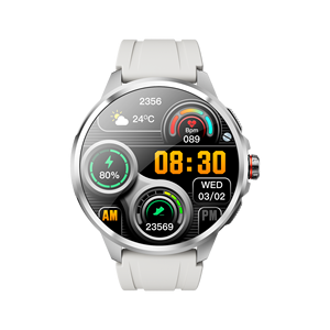 1.75 pouces AMOLED Android montre intelligente 4G GPS SIM 3GB + 32GB bande de gel de silice capteur de fréquence cardiaque IP67 réponse magnétique calendrier d'appel - Product Image 4