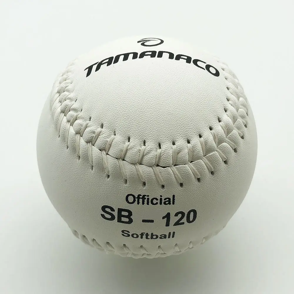 Tamanaco SB-120 in pelle composita bianca con nucleo in sughero softball pelota de SB-120I softball