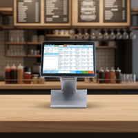 Système de point de vente tout-en-un 10,1 pouces à écran tactile, terminal de caisse, Windows/Android OS, processeur Intel I5, 1 an de garantie, directement de l'usine