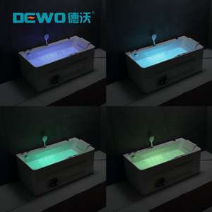 Baignoire de massage en acrylique moderne <span class=keywords><strong>avec</strong></span> cascade à bulles Fonctions de surf <span class=keywords><strong>Bain</strong></span> à remous chinois 110 volts - Product Image 5