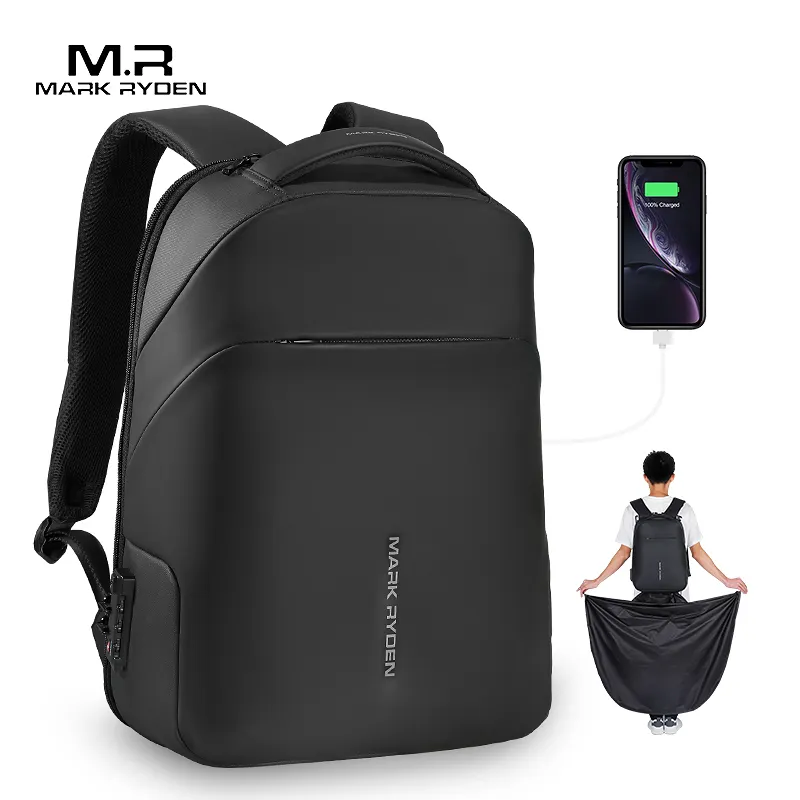 Ark yden-mochila para portátil de alta calidad para hombre, diseño impermeable, 9068Y_ 00