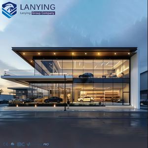 2026年现代预制钢结构建筑大跨度汽车展厅4S车间重型钢框架H型梁易拼装 - Product Image 3