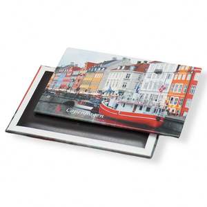 Autocollant magnétique décoratif pour la maison en métal personnalisé, souvenir touristique, aimant de réfrigérateur en métal - Product Image 2