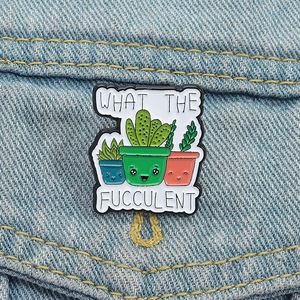 Pin de esmalte de cactus divertido, broche de planta <span class=keywords><strong>del</strong></span> <span class=keywords><strong>desierto</strong></span>, insignia de solapa de estilo suculento, regalo de joyería para amigos, venta al por mayor - Product Image 1