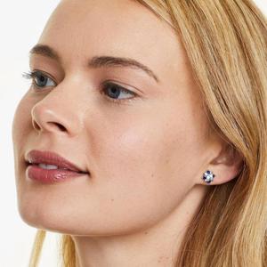 High Shine 925 <b>Sterling</b> <b>Silver</b> Moissanite Diamond <b>Stud</b> Earrings Elegant Women's Everyday Fine Jewelry Wedding Birthday - Product Image 5