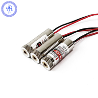 Module Laser, croix de ligne à points bleu réglable 3-5V 50mW 450nm