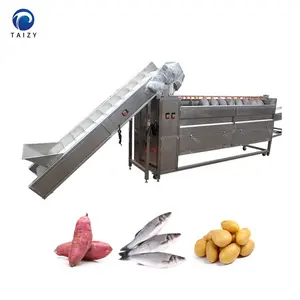 Karotten-Ingwer-Rüben-Taro-Schälmaschine mit großer Kapazität Kartoffel waschmaschine