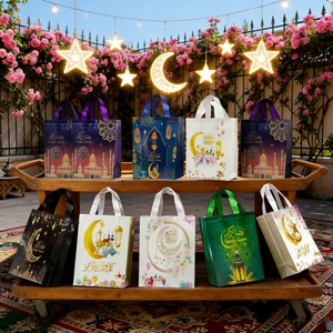 653314 <strong>Eid</strong> Mubarak Gift Bags Collection: Assorted Islamic Designs for Ramadan and <strong>Eid</strong> Party Favors and <strong>Presents</strong> - Product Image 2