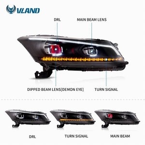 Фары VLAND LED с прозрачными линзами для Honda Accord Sedan 8-го поколения (Ex, LX) 2008-2012 годов - Product Image 2